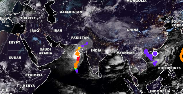 Cyclone Biparjoy in India